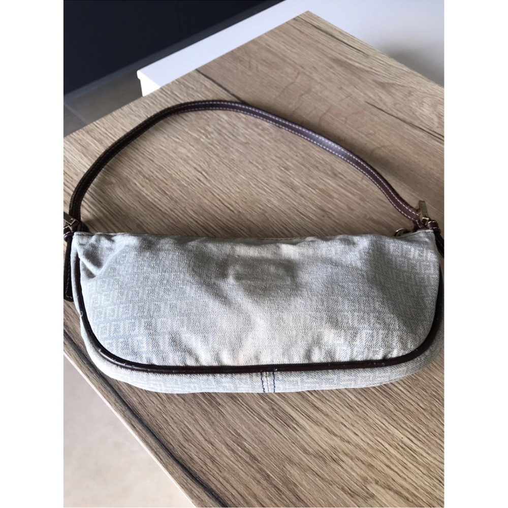 Fendi denim shoulder bag